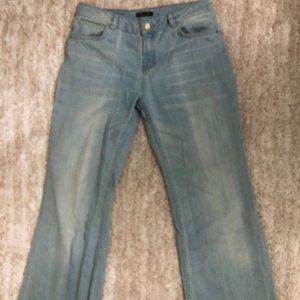 MASSIMO DUTTI WIDE LEGGED JEANS SIZE 6